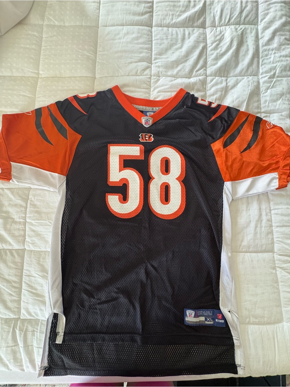 NFL Kids Jersey - Black & Orange Cincinnati Bengals #58